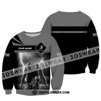 Unisex Shirt - Custom Running 3D Shirt - Long Sleeve / S - T-shirt