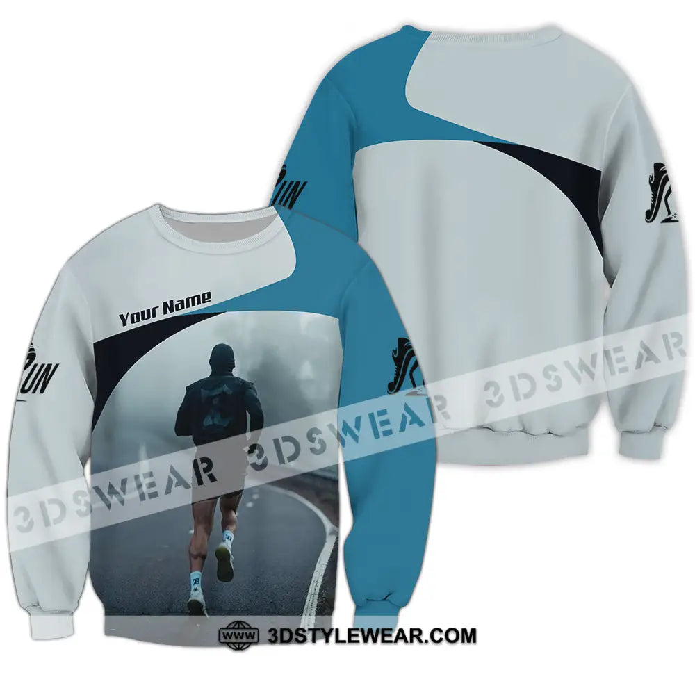 Unisex Shirt - Custom Running 3D Shirt - Long Sleeve / S - T-shirt