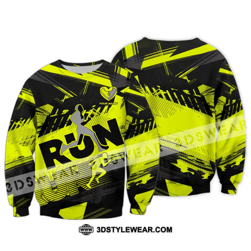 Unisex Shirt - Custom Running 3D Shirt - Long Sleeve / S - T-shirt