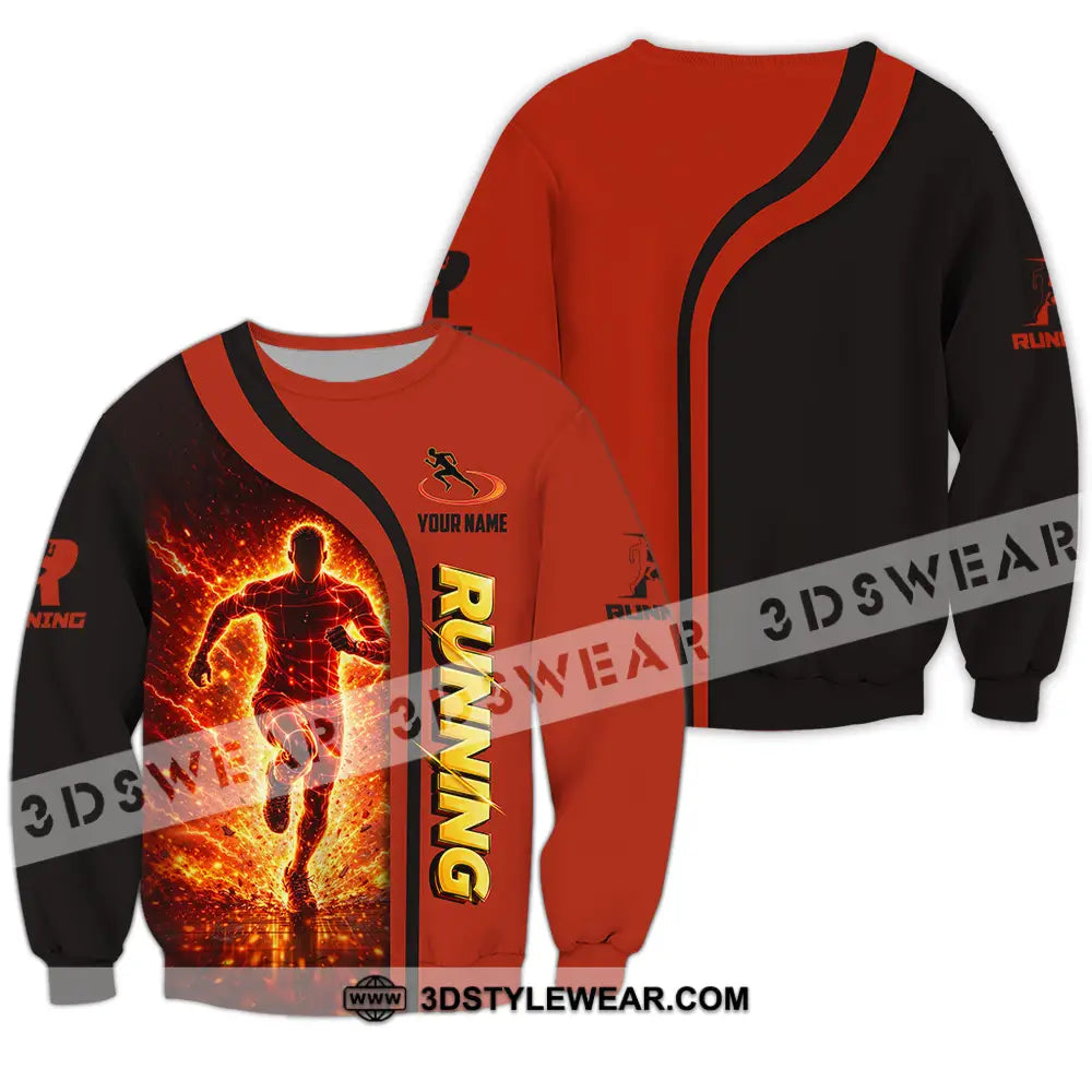 Unisex Shirt - Custom Running 3D Shirt - Long Sleeve / S - T-shirt