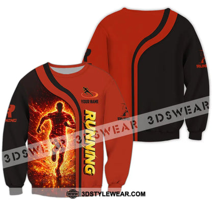 Unisex Shirt - Custom Running 3D Shirt - Long Sleeve / S - T-shirt
