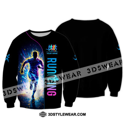 Unisex Shirt - Custom Running 3D Shirt - Long Sleeve / S - T-shirt
