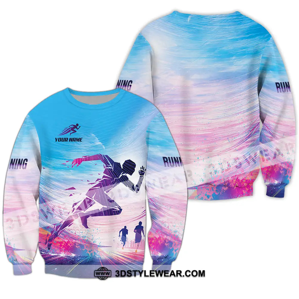 Unisex Shirt - Custom Running 3D Shirt - Long Sleeve / S - T-shirt