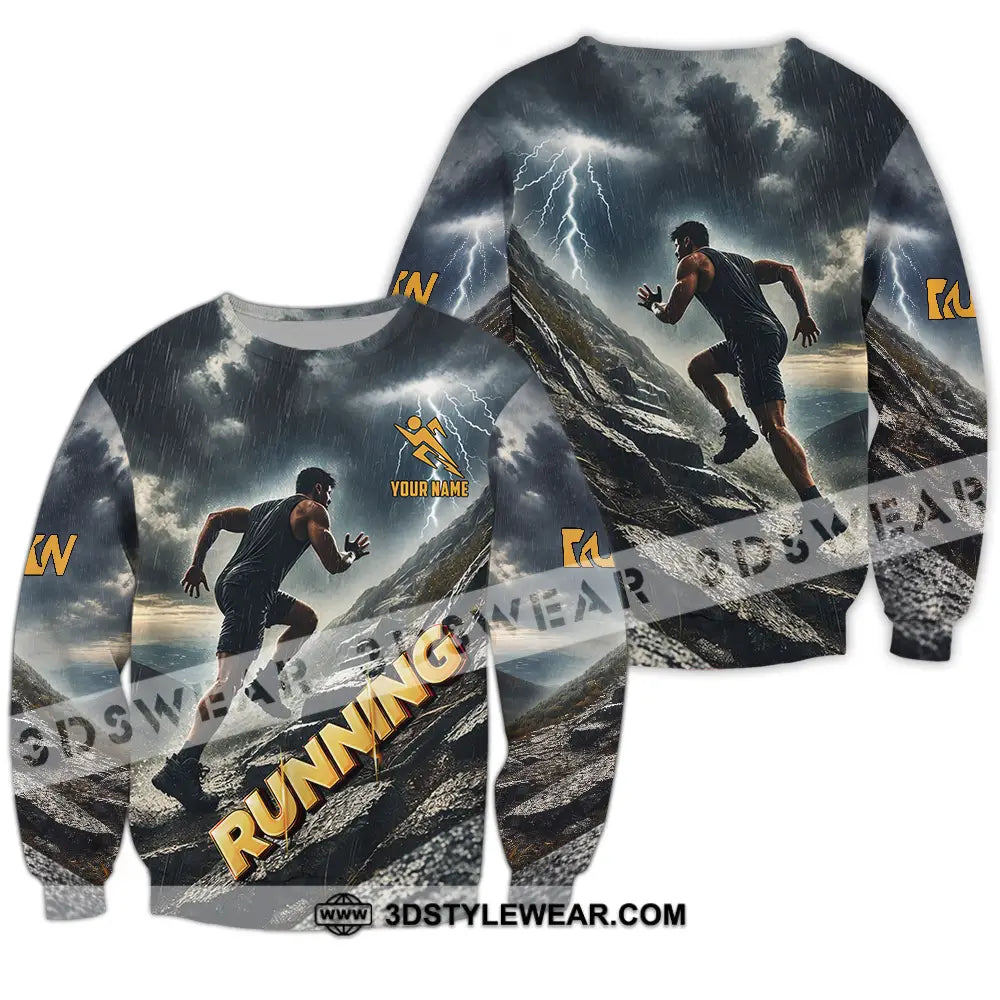 Unisex Shirt - Custom Running 3D Shirt - Long Sleeve / S - T-shirt