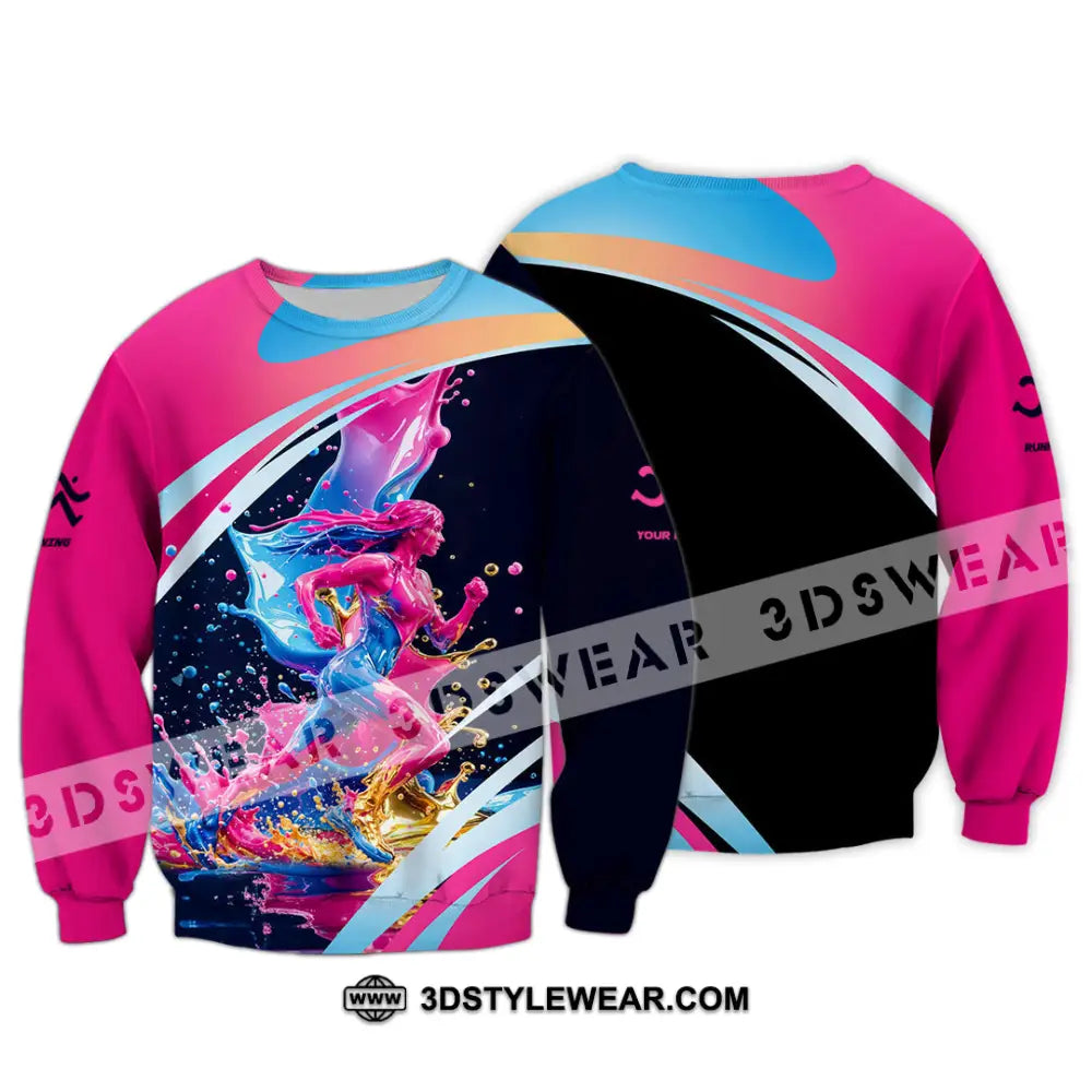 Unisex Shirt - Custom Running 3D Shirt - Long Sleeve / S - T-shirt