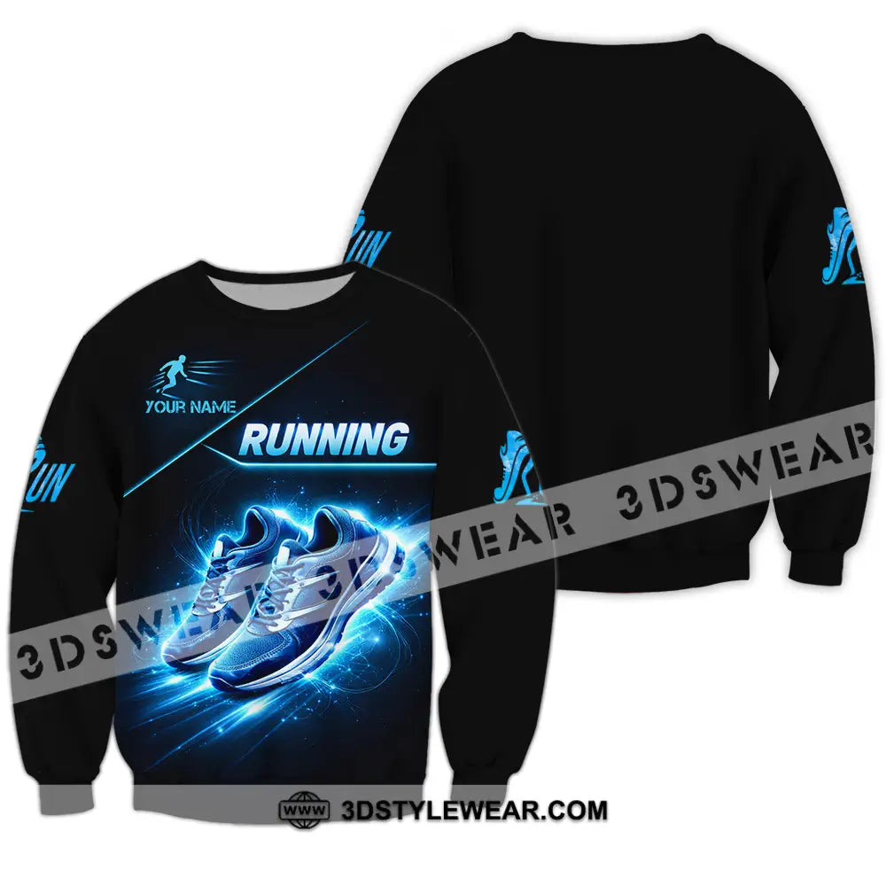Unisex Shirt - Custom Running 3D Shirt - Long Sleeve / S - T-shirt
