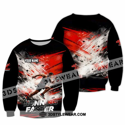 Unisex Shirt - Custom Running 3D Shirt - Long Sleeve / S - T-shirt