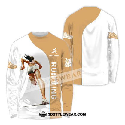 Unisex Shirt - Custom Running 3D Shirt - Long Sleeve Shirt / S - T-shirt