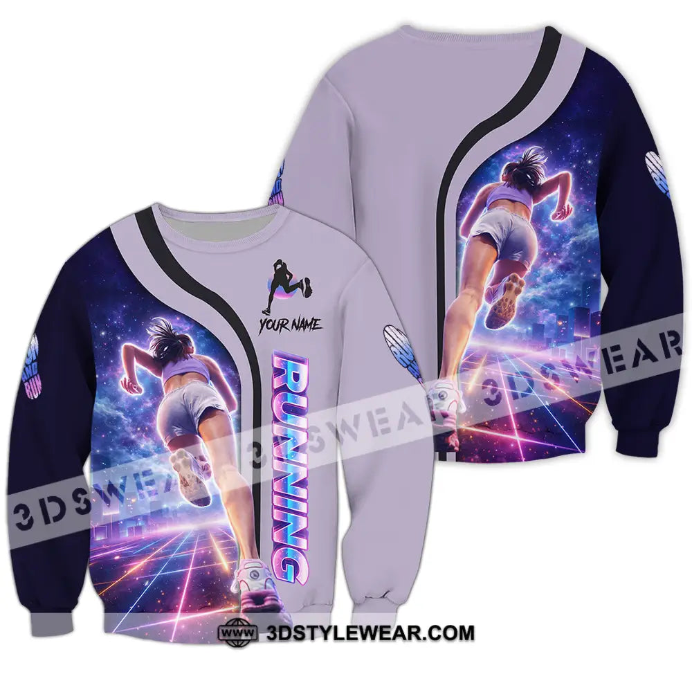Unisex Shirt - Custom Running 3D Shirt - Long Sleeve / S - T-shirt
