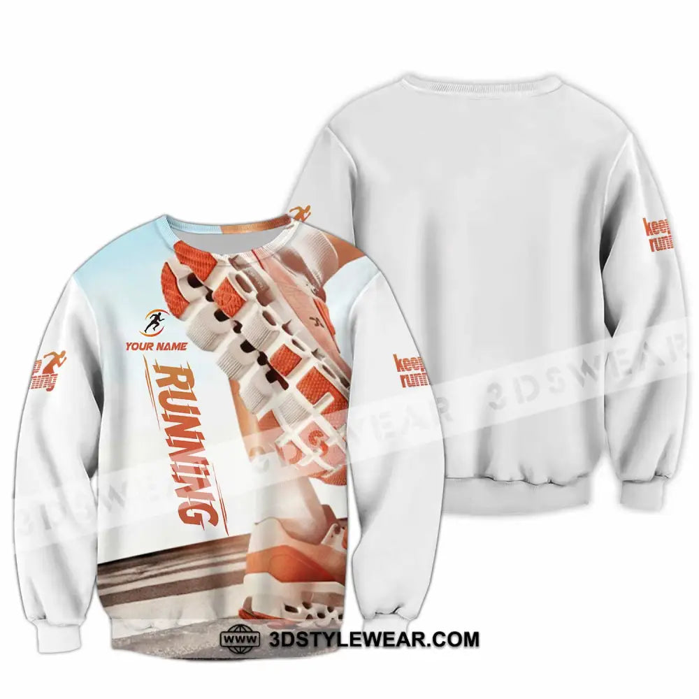 Unisex Shirt - Custom Running 3D Shirt - Long Sleeve / S - T-shirt