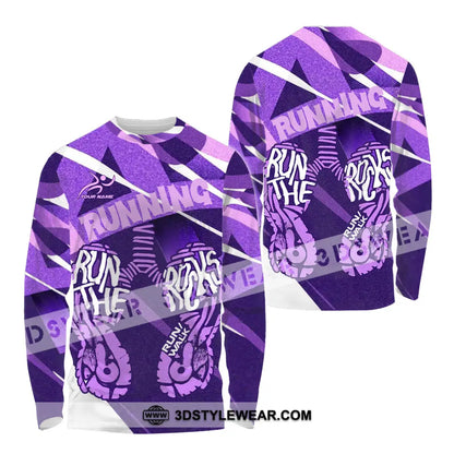 Unisex Shirt - Custom Running 3D Shirt - Long Sleeve Shirt / S - T-shirt