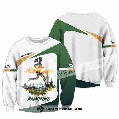 Unisex Shirt - Custom Running 3D Shirt - Long Sleeve / S - T-shirt