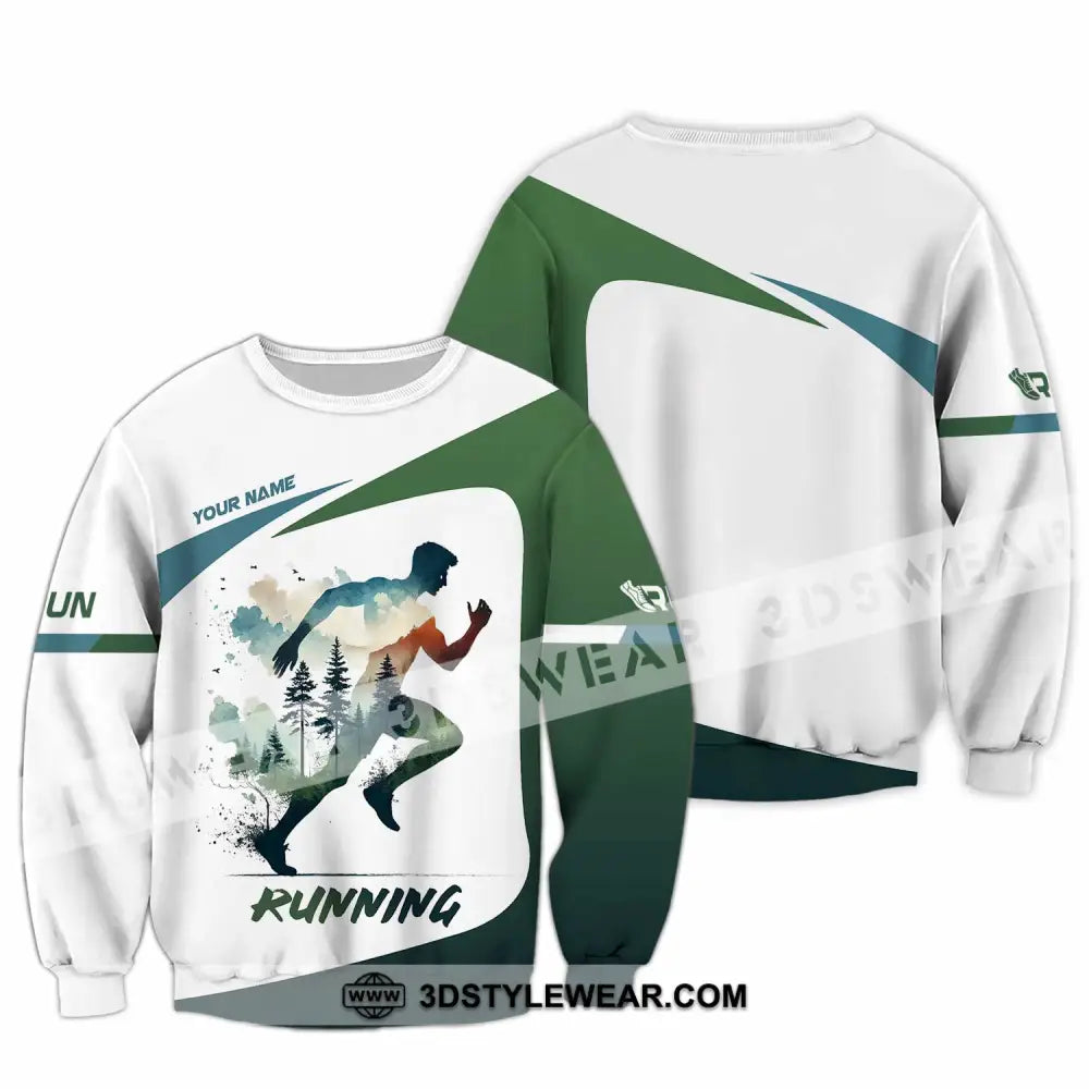 Unisex Shirt - Custom Running 3D Shirt - Long Sleeve / S - T-shirt