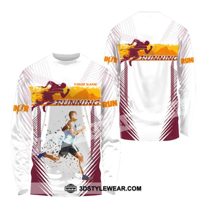 Unisex Shirt - Custom Running 3D Shirt - Long Sleeve Shirt / S - T-shirt