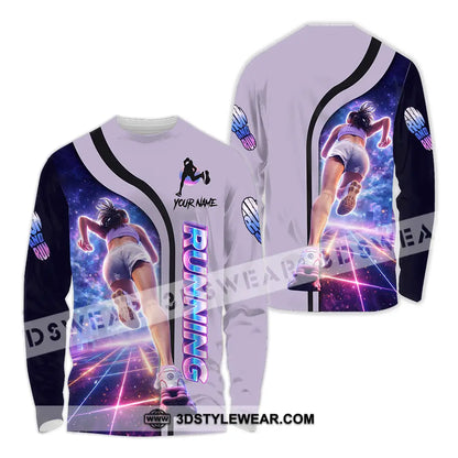 Unisex Shirt - Custom Running 3D Shirt - Long Sleeve Shirt / S - T-shirt
