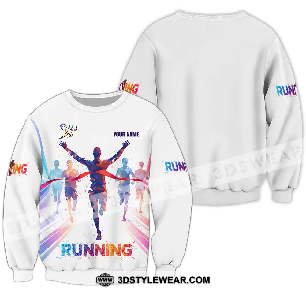 Unisex Shirt - Custom Running 3D Shirt - Long Sleeve / S - T-shirt