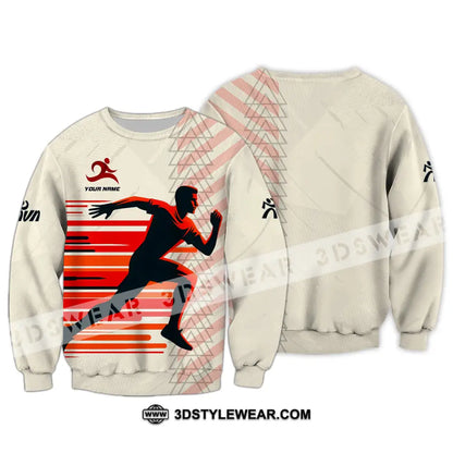 Unisex Shirt - Custom Running 3D Shirt - Long Sleeve / S - T-shirt