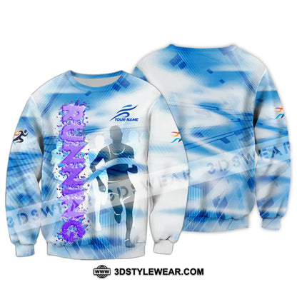 Unisex Shirt - Custom Running 3D Shirt - Long Sleeve / S - T-shirt