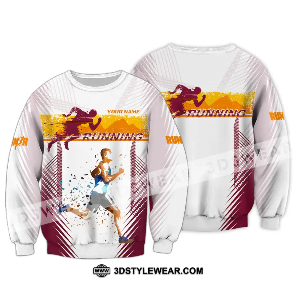 Unisex Shirt - Custom Running 3D Shirt - Long Sleeve / S - T-shirt