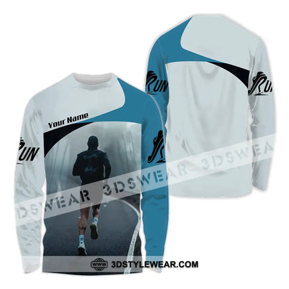 Unisex Shirt - Custom Running 3D Shirt - Long Sleeve Shirt / S - T-shirt