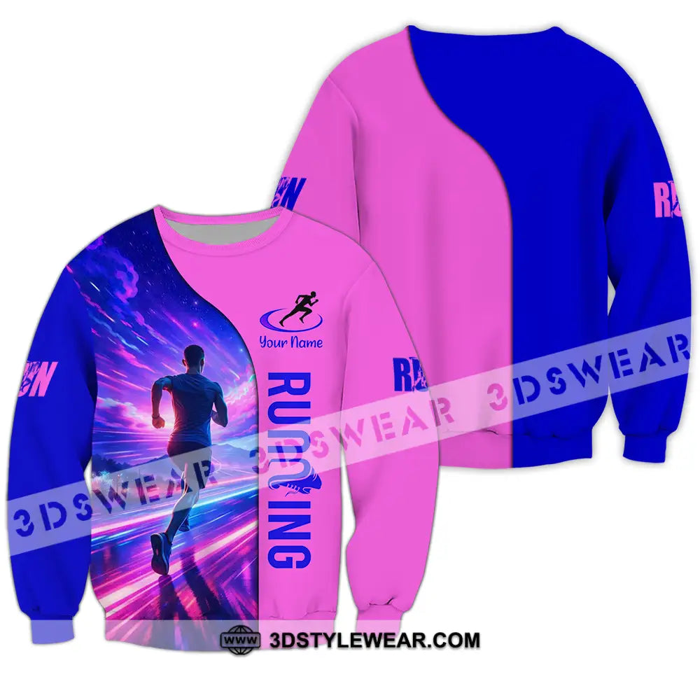 Unisex Shirt - Custom Running 3D Shirt - Long Sleeve / S - T-shirt