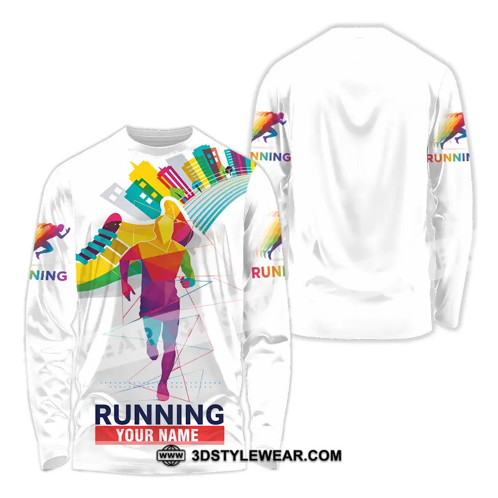 Unisex Shirt - Custom Running 3D Shirt - Long Sleeve Shirt / S - T-shirt