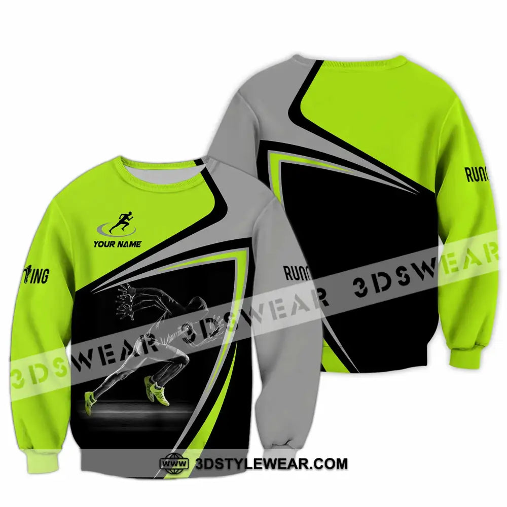 Unisex Shirt - Custom Running 3D Shirt - Long Sleeve / S - T-shirt
