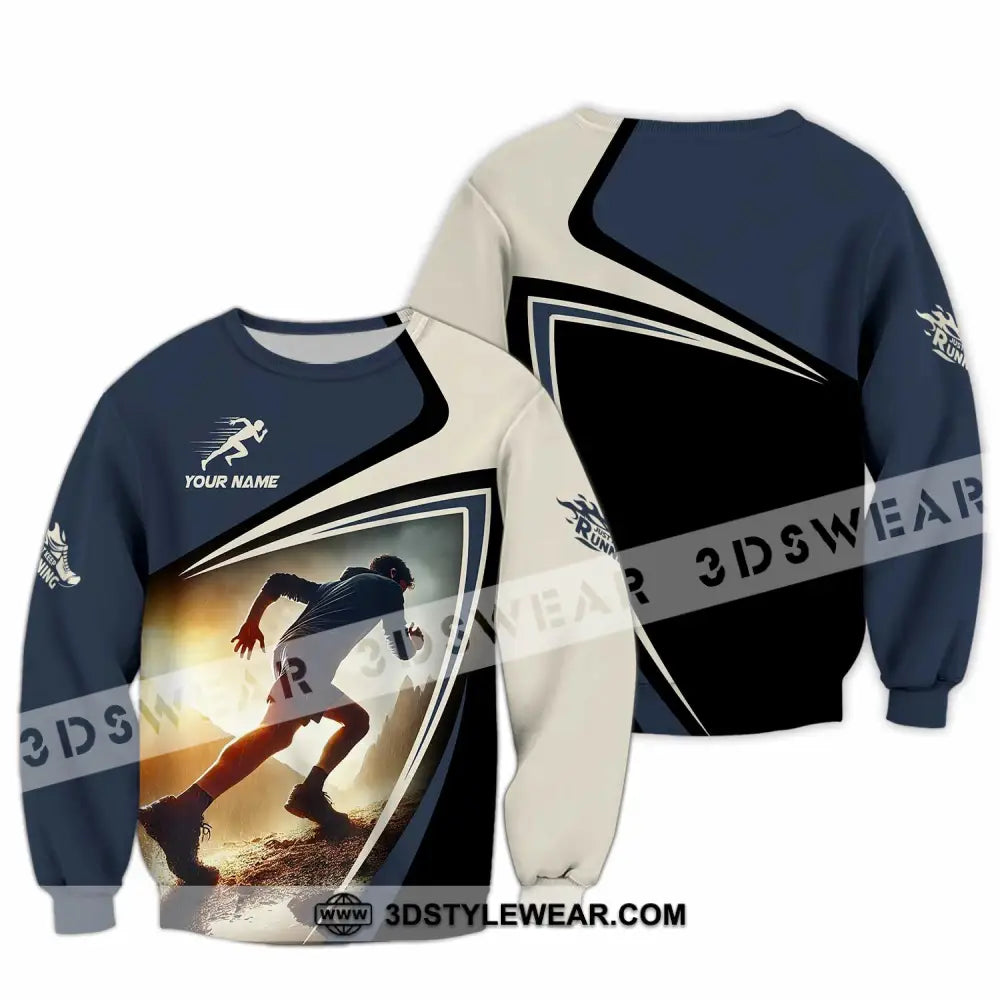 Unisex Shirt - Custom Running 3D Shirt - Long Sleeve / S - T-shirt