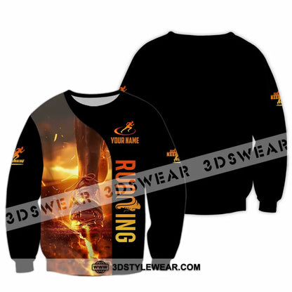 Unisex Shirt - Custom Running 3D Shirt - Long Sleeve / S - T-shirt