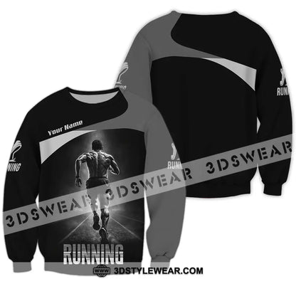 Unisex Shirt - Custom Running 3D Shirt - Long Sleeve / S - T-shirt