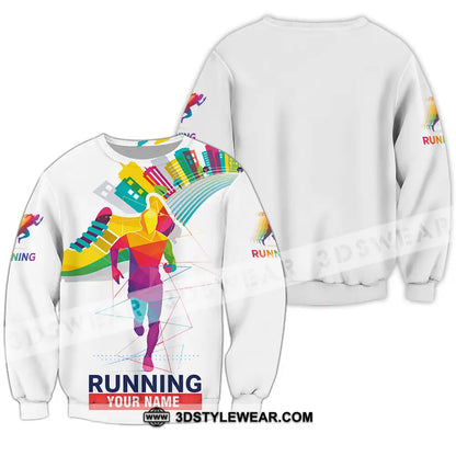 Unisex Shirt - Custom Running 3D Shirt - Long Sleeve / S - T-shirt