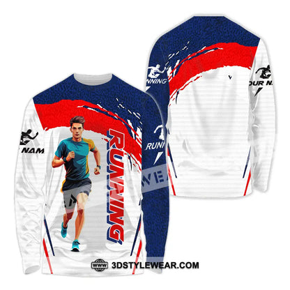 Unisex Shirt - Custom Running 3D Shirt - Long Sleeve Shirt / S - T-shirt
