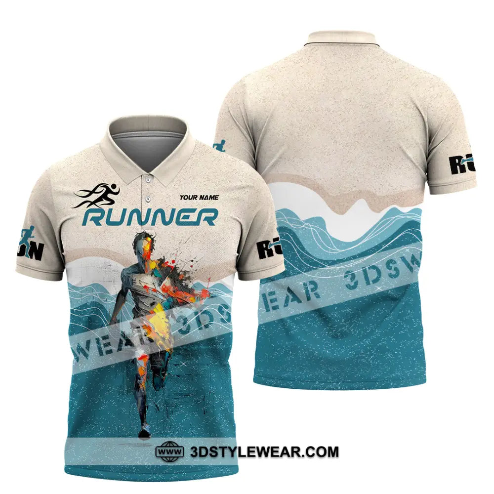 Unisex Shirt - Custom Running 3D Shirt - Polo Shirt / S - T-shirt
