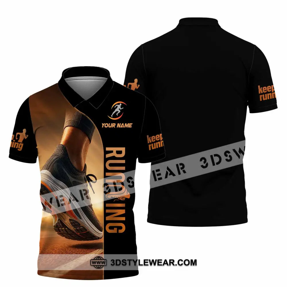 Unisex Shirt - Custom Running 3D Shirt - Polo Shirt / S - T-shirt