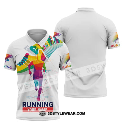 Unisex Shirt - Custom Running 3D Shirt - Polo Shirt / S - T-shirt