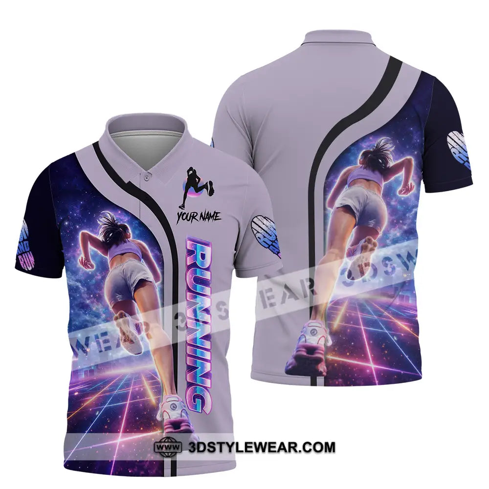 Unisex Shirt - Custom Running 3D Shirt - Polo Shirt / S - T-shirt