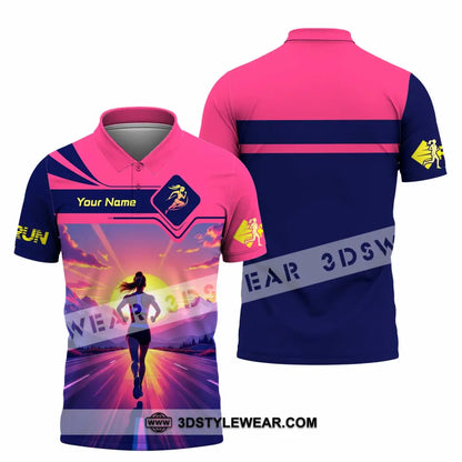 Unisex Shirt - Custom Running 3D Shirt - Polo Shirt / S - T-shirt