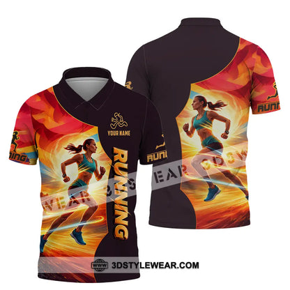Unisex Shirt - Custom Running 3D Shirt - Polo Shirt / S - T-shirt