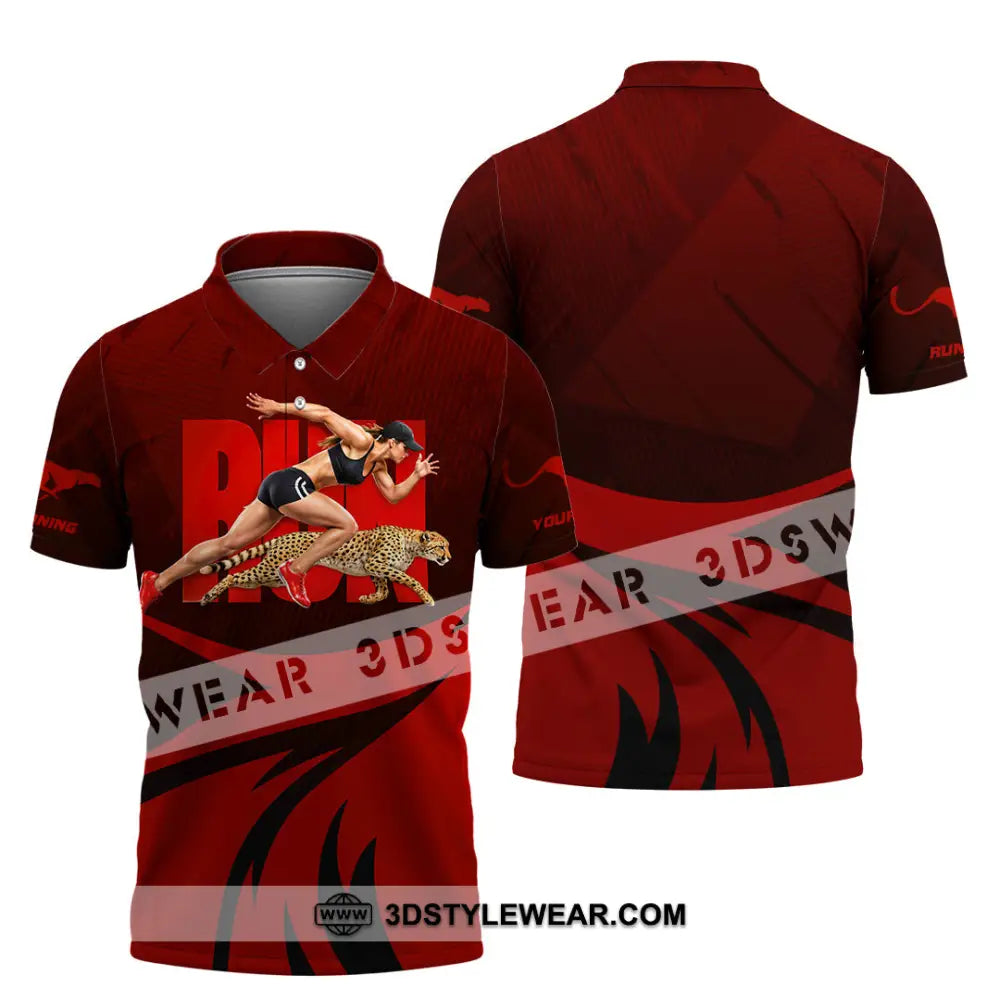 Unisex Shirt - Custom Running 3D Shirt - Polo Shirt / S - T-shirt