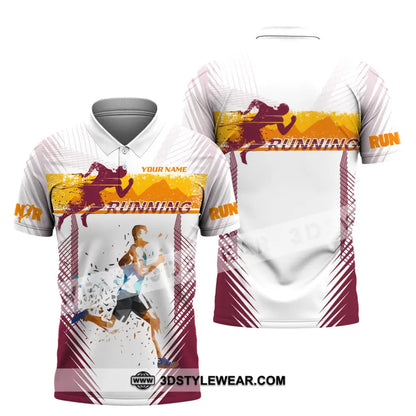 Unisex Shirt - Custom Running 3D Shirt - Polo Shirt / S - T-shirt