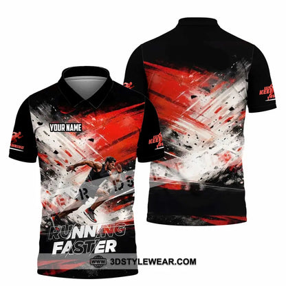 Unisex Shirt - Custom Running 3D Shirt - Polo Shirt / S - T-shirt