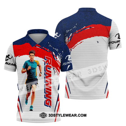 Unisex Shirt - Custom Running 3D Shirt - Polo Shirt / S - T-shirt