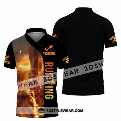 Unisex Shirt - Custom Running 3D Shirt - Polo Shirt / S - T-shirt