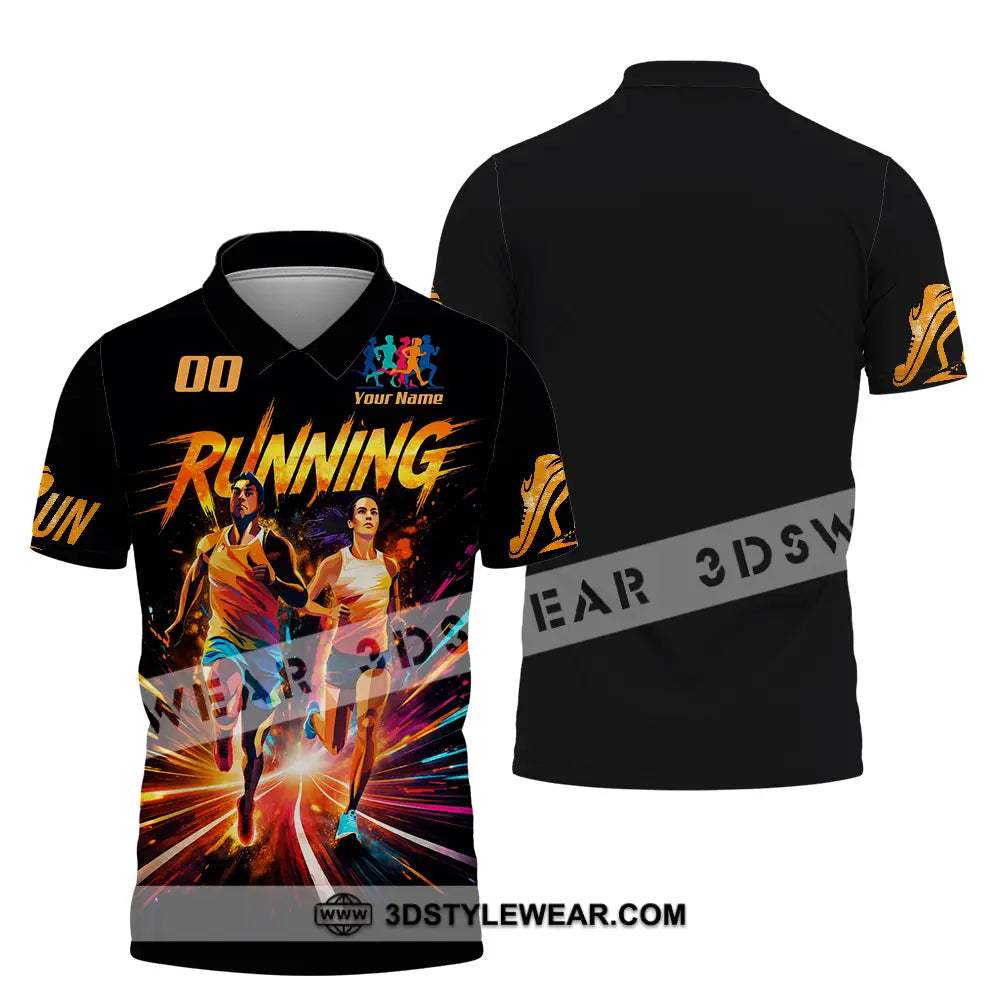 Unisex Shirt - Custom Running 3D Shirt - Polo Shirt / S - T-shirt
