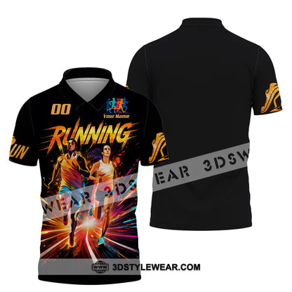 Unisex Shirt - Custom Running 3D Shirt - Polo Shirt / S - T-shirt