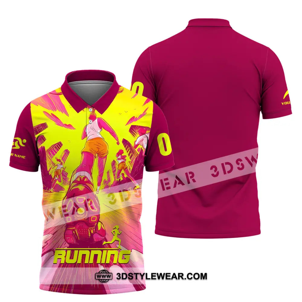 Unisex Shirt - Custom Running 3D Shirt - Polo Shirt / S - T-shirt