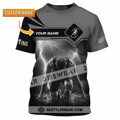Unisex Shirt - Custom Running 3D Shirt - T-shirt