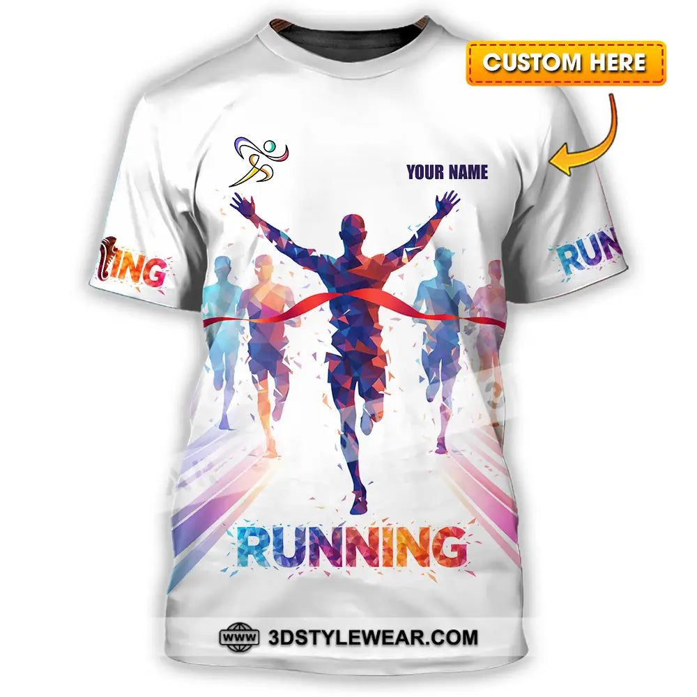 Unisex Shirt - Custom Running 3D Shirt - T-shirt