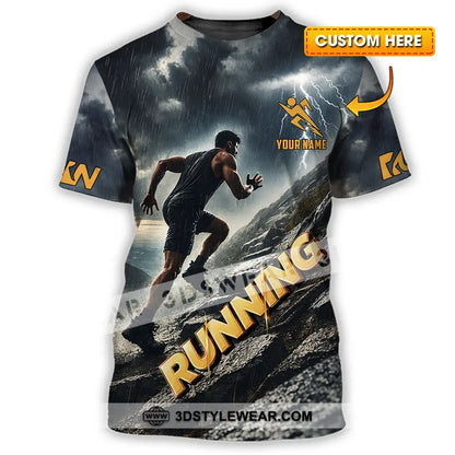 Unisex Shirt - Custom Running 3D Shirt - T-shirt