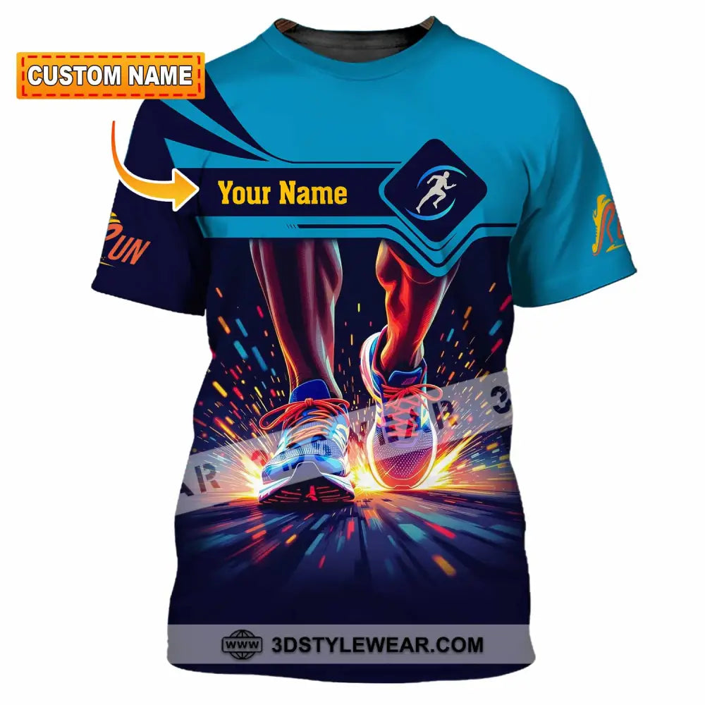 Unisex Shirt - Custom Running 3D Shirt - T-shirt